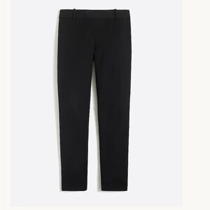 J. Crew Factory Women's Black Stretch Cotton Winnie Pants - Size 10